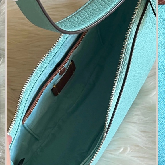 Coach Restored Luna Shoulder Bag • Silver/Faded Blue • Gently Used • Authentic - Picture 7 of 8